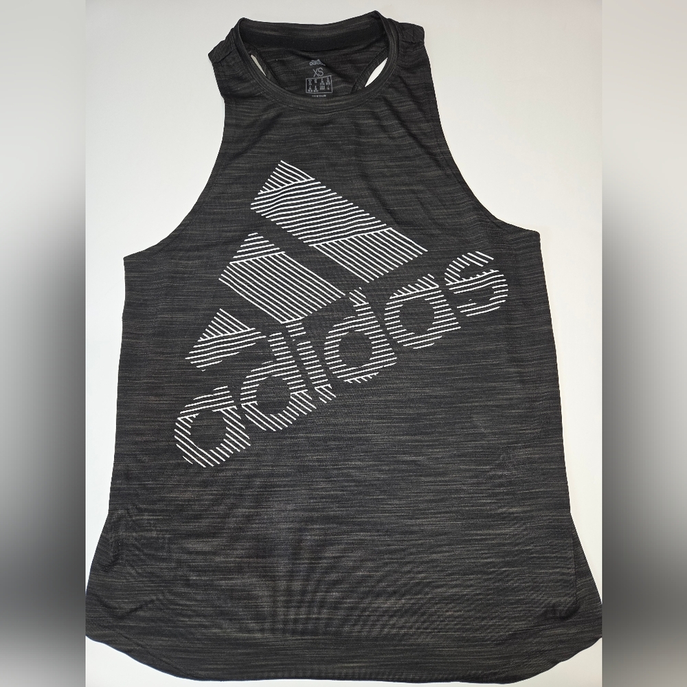 Adidas Gray Racerback Tank Top